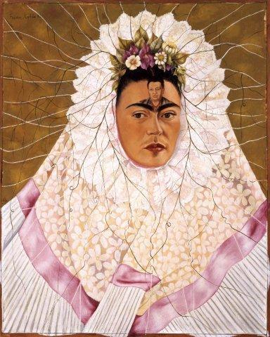 Frida Kahlo - Autoritratto come Tehuana , o Diego nei miei pensieri