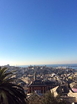 veduta di Genova da Palazzo Tursi