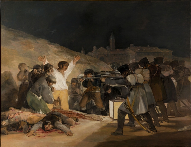 Il quadro 3 maggio 1808 di Francisco Goya