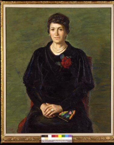 quadro Anziana Signora di Alberto Salietti 