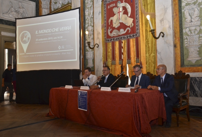 Palazzo Tursi convegno Il mondo che verrà