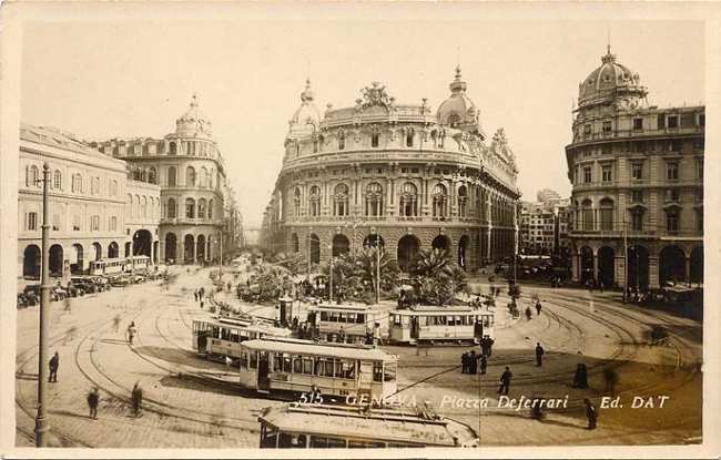 Piazza De Ferrari primi del '900