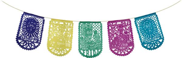 Papel picado, arte messicana