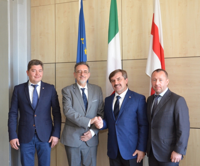 il presidente del consiglio comunale Giorgio Guerello incontra la delegazione 