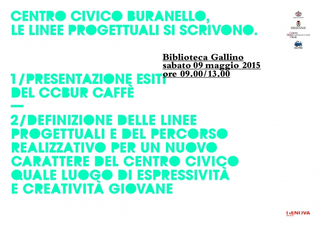 Locandina invito CCBur sabato 9 maggio
