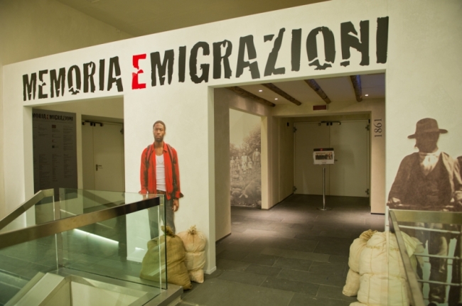 nella foto un'immagine del Muma (sezione memoria e migrazioni)