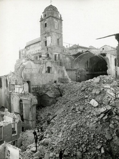 foto d'epoca del monastero san silvestro