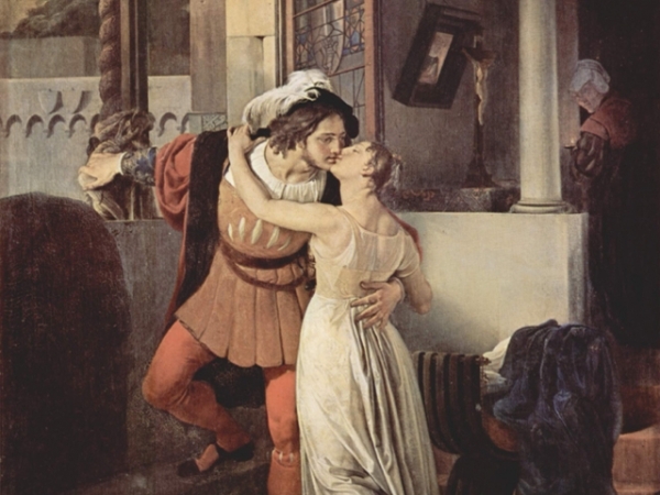 Romeo e Giulietta, quadro di Hayez