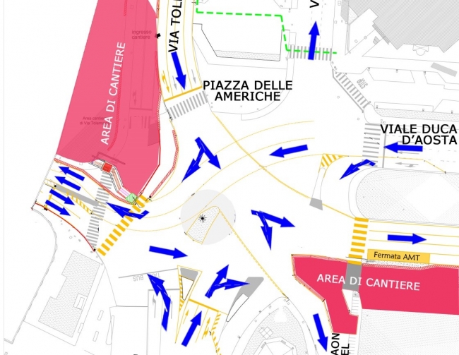 mappa dell'area interessata