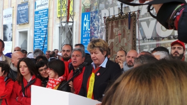 Susanna Camusso sul palco del 1 maggio