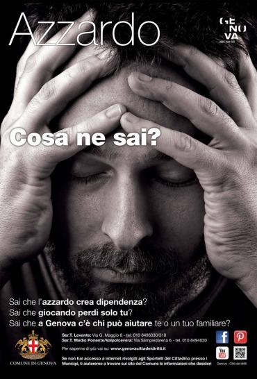 manifesto Azzardo cosa ne sai? (particolare)