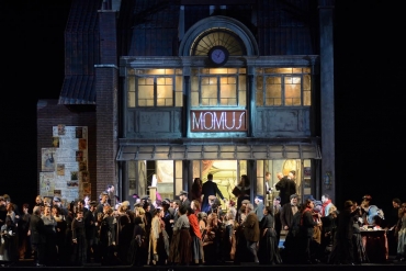 immagine di scena della Bohème