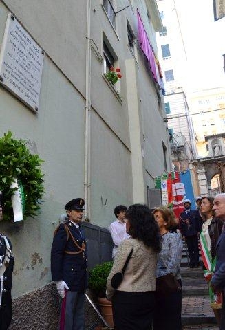 Un momento della cerimonia