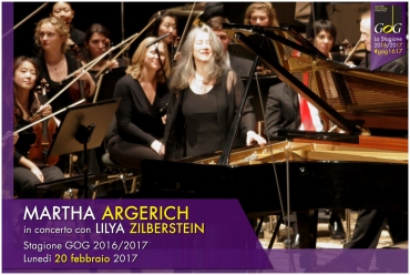 Martha Argerich (manifesto del concerto di febbraio 2017)