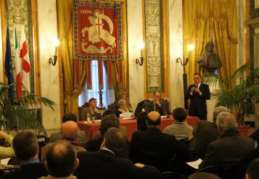 Marta Vincenzi nel Salone di Rappresentanza