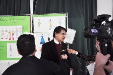 Assessore alle scuole Pino Boero intervistato 