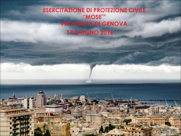 locandina esercitazione di protezione civile 
