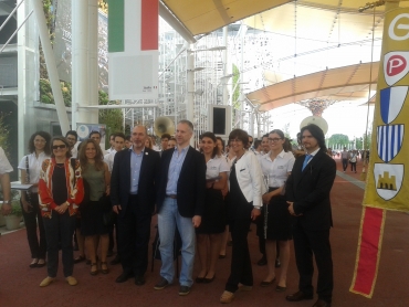 Sindaco e assessori a Expo di Milano