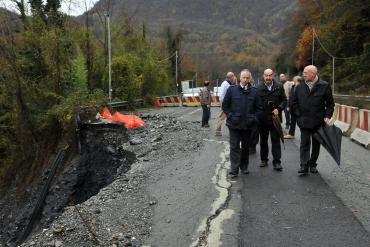 Sopralluogo del Sindaco in Fontanabuona venerdì 28 novembre 2014