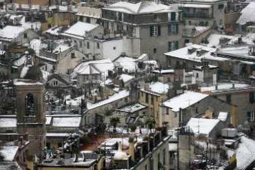 genova sotto la neve