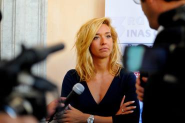 L'olimpionica Silvia Salis alla presentazione dei Global Games
