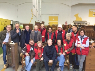 Il sindaco Doria alla fabbrica del riciclo