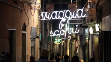 Luci nel centro storico 