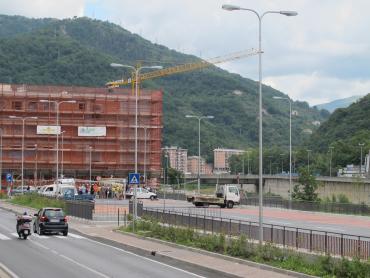 Nuovo parcheggio via Molassana - Foto di Simone D'Ambrosio