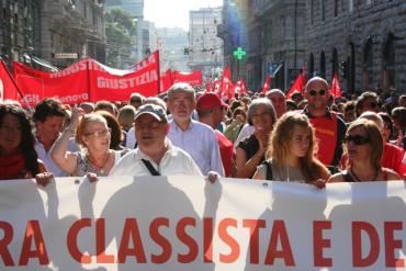 Manifestazione Cgil contro la manovra - Foto di Eugenio Ruocco