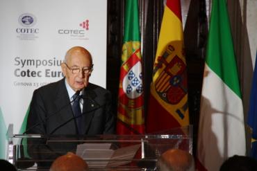 Giorgio Napolitano al Palazzo della Meridiana - foto di Mimmo Giordano