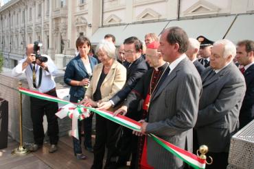 Taglio del nastro alla nuova banchina di Ponte dei Mille - foto Eugenio Ruocco