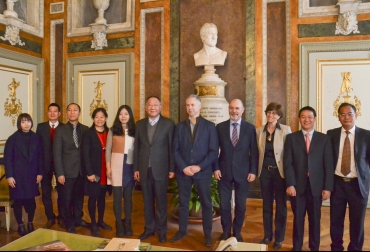 Delegazione cinese di Guangzhou a Palazzo Tursi