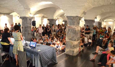 Un momento dell'inaugurazione