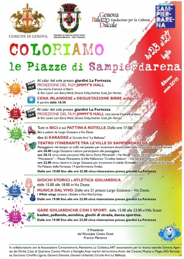 Locandina Coloriamo Sampierdarena