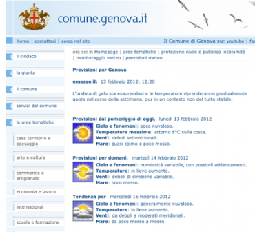 meteo comune
