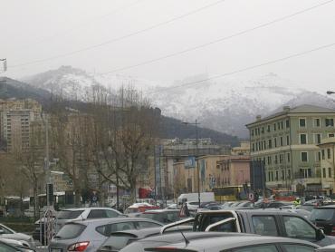 Le alture di Genova innevate - Foto di Simone D'Ambrosio