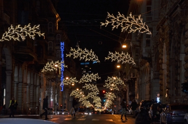 luminarie in via venti settembre