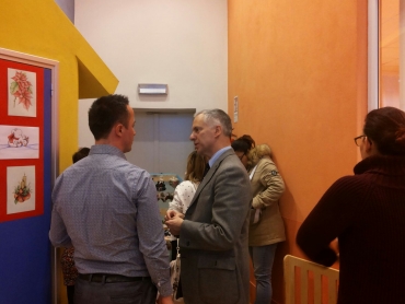 Sindaco Marco Doria all'inaugurazione Nido Pellegrino