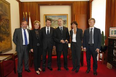 Sindaco e assessore alla cultura a Nizza per l'accordo di collaborazione bilater