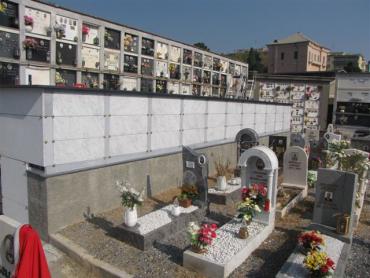 I nuovi ossari del Cimitero degli Angeli