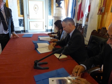 Firma protocollo passaggio Forte Begato