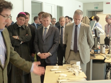 Doria all'inaugurazione di Esaote