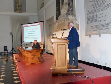 Il salone delle Compere a Palazzo San Giorgio 