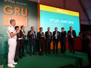 Inaugurazione 4 nuove gru a voltri prà