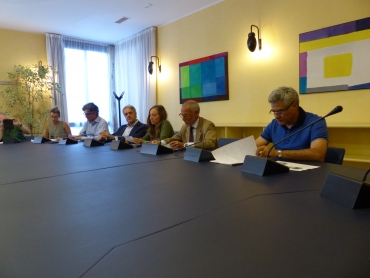 Conferenza stampa nuove tariffe parcheggi