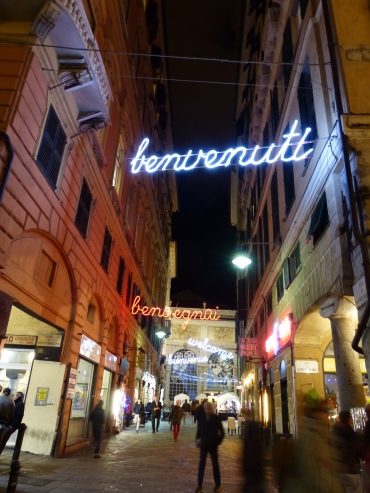 parole luminose a Genova