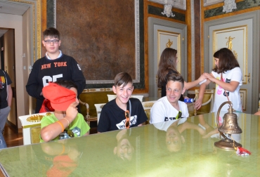 Ragazzi di Pieve Torina a Palazzo Tursi