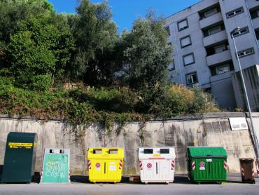 I bidoni per la raccolta differenziata - Foto di Pier Paolo Rinaldi
