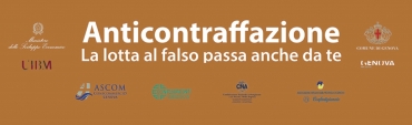 manifesto campagna contro la contraffazione