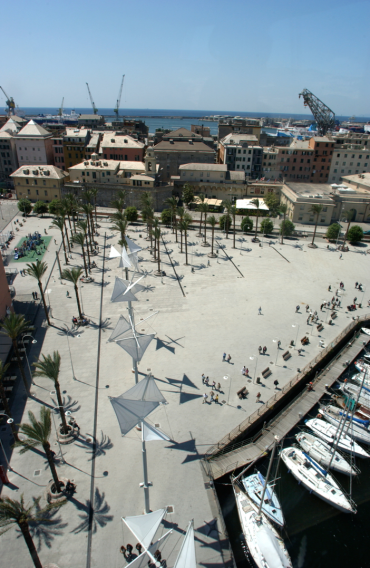 il porto antico dall'alto